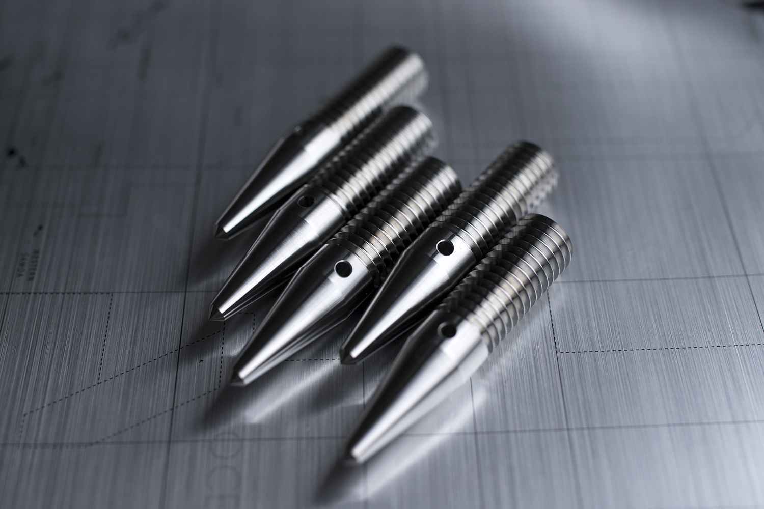 ステンレス加工 ステンレス ステンレス部品 spike 金属部品 スパイク 旋盤 旋盤加工 美しい部品 プロダクトデザイン デザイン デザイナー 美しい写真 町工場 野方電機工業